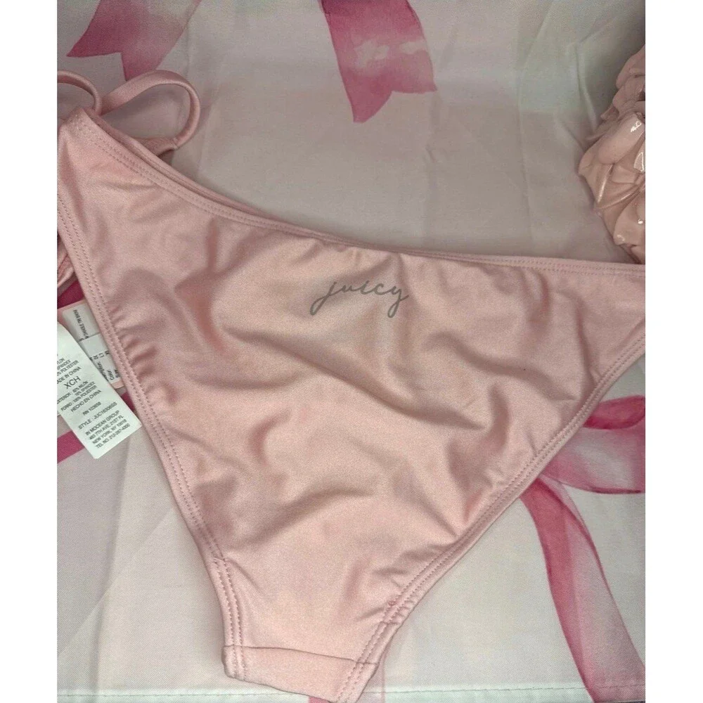 Juicy Couture Pink Cherry Bikini Swimsuit, Small